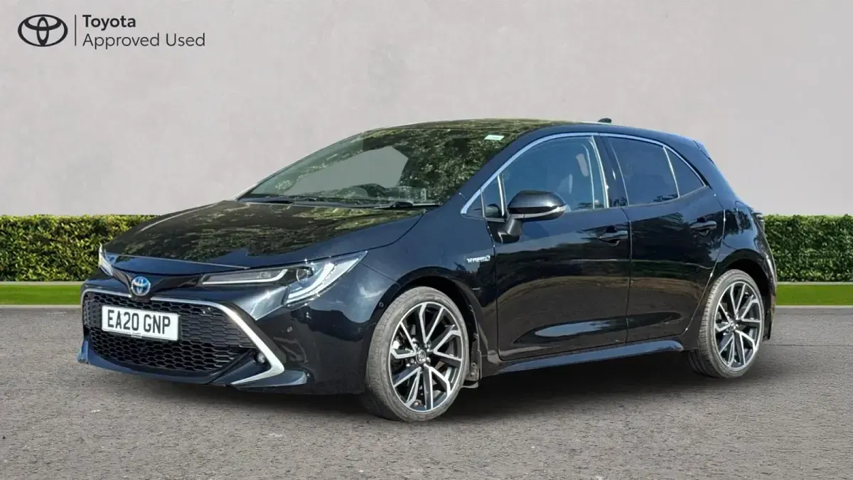 Used Toyota Corolla 122 HP (89 kW) 2020 Eclipse black Hatchback