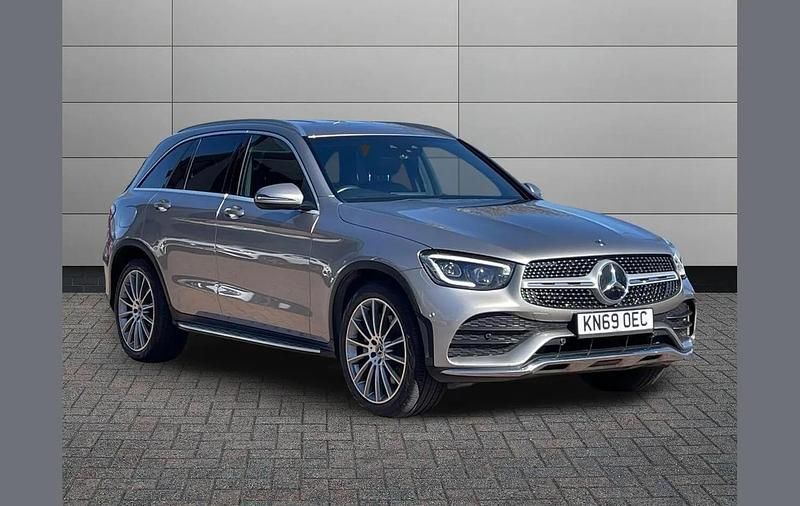 Used Mercedes GLC220 AMG Line Premium 191 HP (140 kW) 2020 Silver SUV