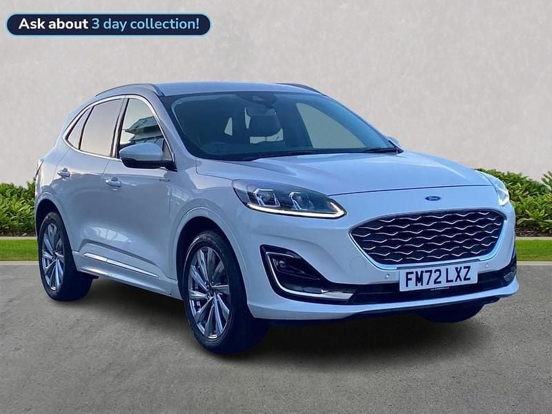 White Used 2022 Ford Kuga Vignale SUV | £20,799 (Fair price) - Image 1/4