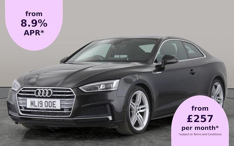 Black Used 2019 Audi A5 S-Line Coupe | £16,374 (Super price) - Image 1/2