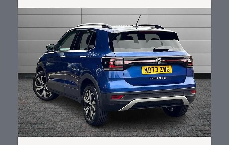 Used VW T-Cross Black Edition 110 HP (80 kW) 2023 Blue SUV