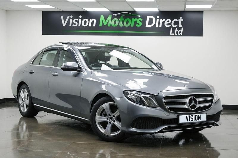Grey Used 2017 Mercedes E220 Premium Sedan | £13,980 (Good price) - Image 1/3