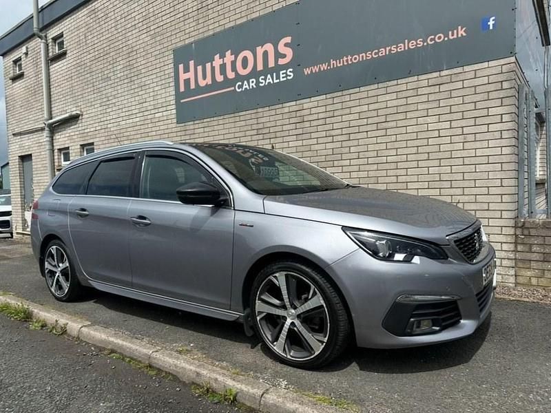 Grey Used 2019 Peugeot 308 GT-line Estate | £10,995 (Fair price) - Image 1/4