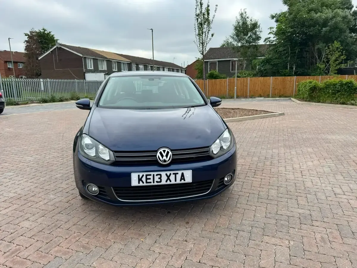 Used VW Golf VII 2013 Blue Hatchback