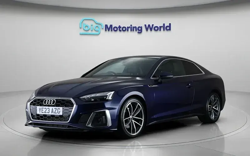 Used Audi A5 S-Line 150 HP (110 kW) 2023 Blue Coupe