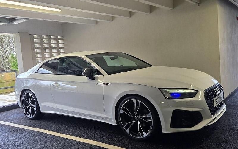Used Audi A5 S-Line 150 HP (110 kW) 2021 White Coupe
