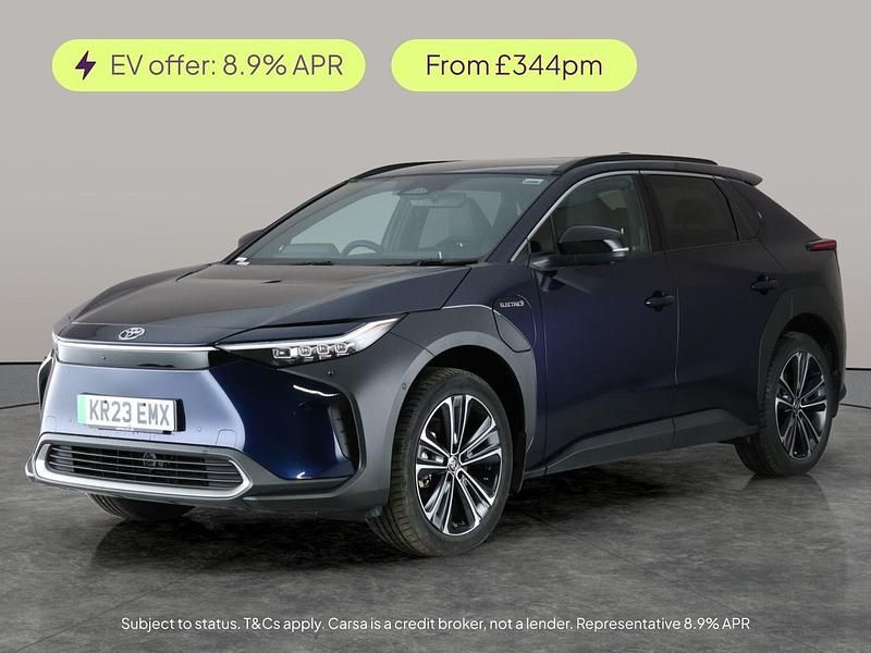 Blue Used 2023 Toyota bZ4X SUV | £22,807 (Fair price) - Image 1/2