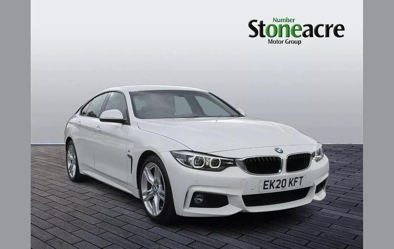 White Used 2020 BMW 420 M Sport Coupe | £15,495 (Fair price) - Image 1/4