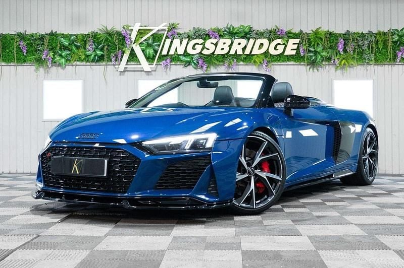 Used Audi R8 Spyder Performance 562 HP (413 kW) 2022 Blue Cabriolet