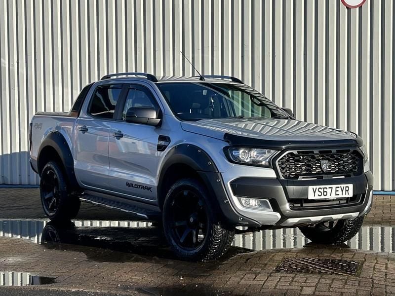 Silver Used 2017 Ford Ranger Wildtrack Pickup | £14,895 (Good price) - Image 1/4