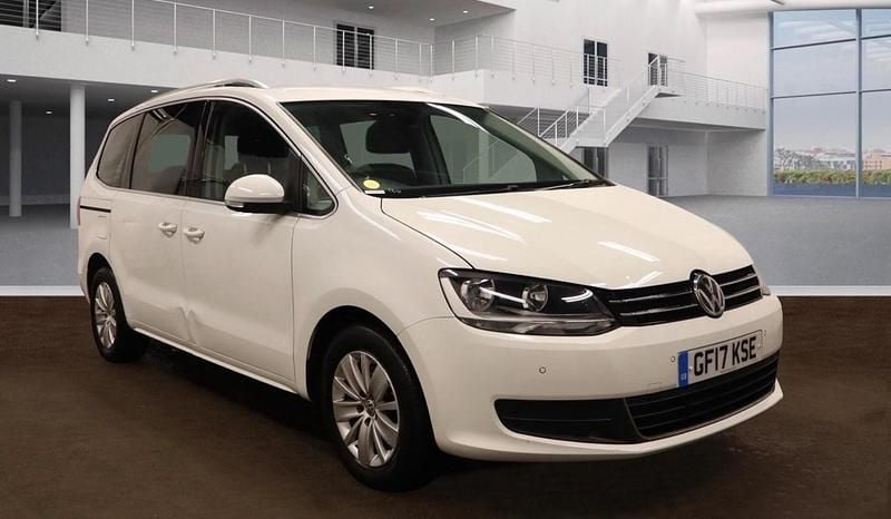 White Used 2017 VW Sharan SE MPV | £13,490 (Fair price) - Image 1/4