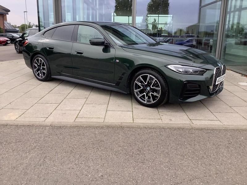 Sanremo green metallic Used 2022 BMW 420 M Sport Coupe | £28,250 (Fair price) - Image 1/4