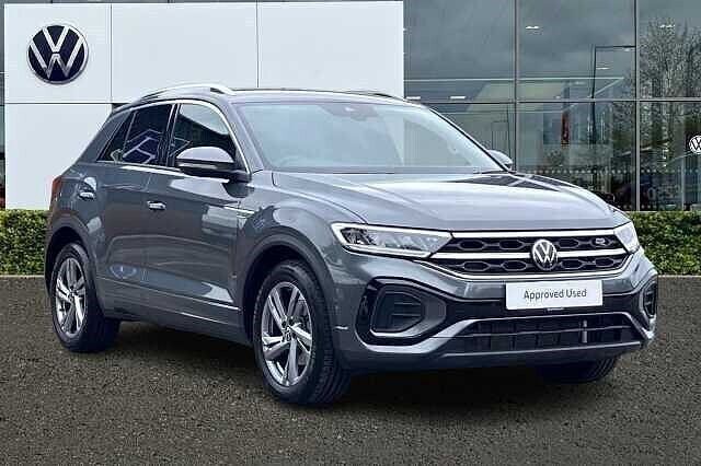 Grey Used 2023 VW T-Roc R-line SUV | £26,495 (Fair price) - Image 1/4