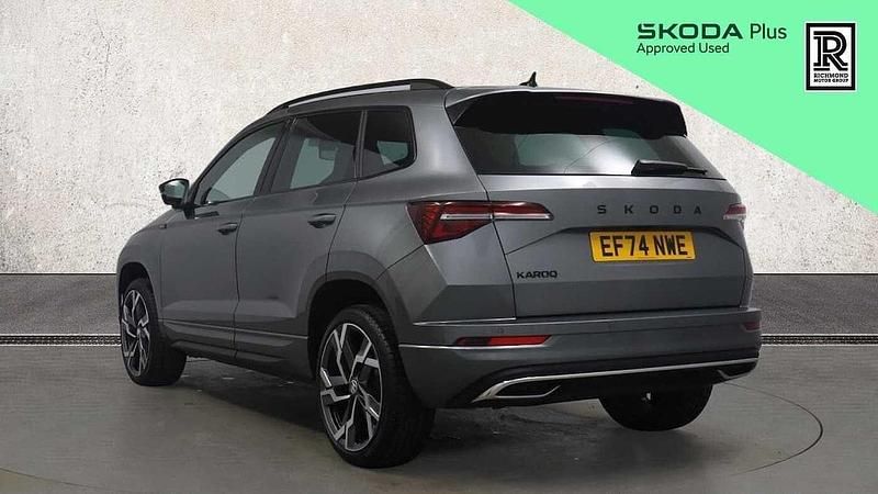 Used Skoda Karoq SportLine 150 HP (110 kW) 2024 Grey SUV