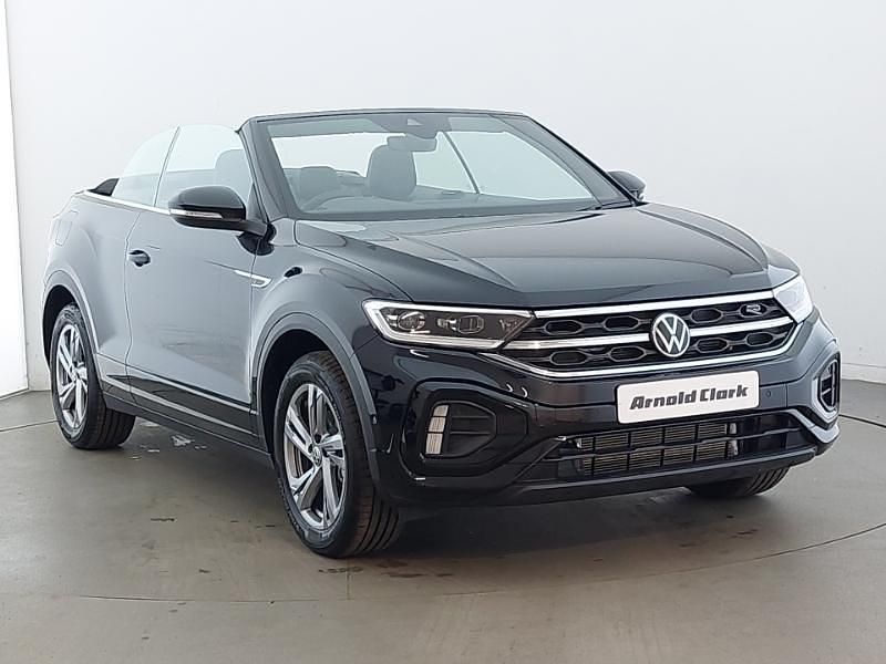 New VW T-Roc Cabriolet R-line 150 HP (110 kW) 2025 Black Cabriolet