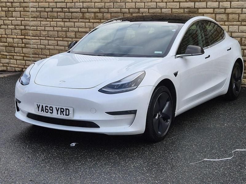 Used Tesla Model 3 Long Range AWD 366 kW (498 HP) 2020 White Sedan