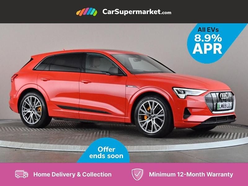 Red Used 2019 Audi e-tron Advanced SUV | £28,197 (Expensive) - Image 1/3
