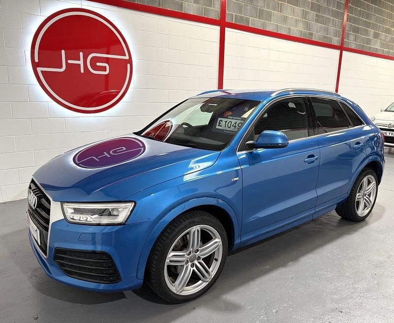 Blue Used 2015 Audi Q3 S-line plus SUV | £10,495 (A bit pricey) - Image 1/4