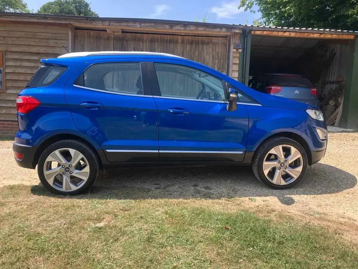 Used Ford Ecosport Titanium 2018 Blue SUV