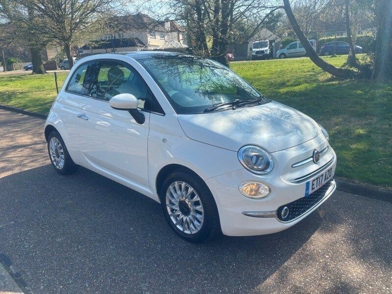 White Used 2016 Fiat 500 Lounge Hatchback | £6,995 (Fair price) - Image 1/4