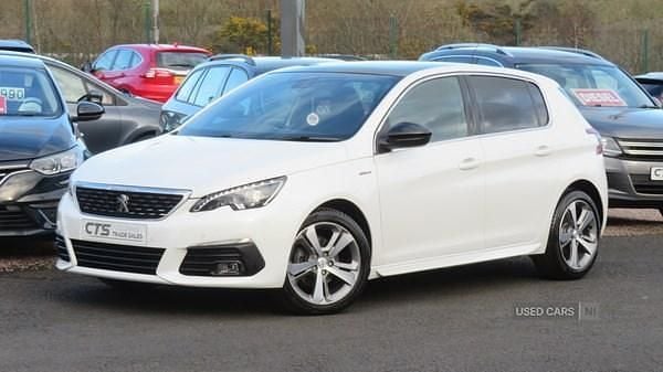 Used Peugeot 308 GT-line 130 HP (95 kW) 2020 White Hatchback