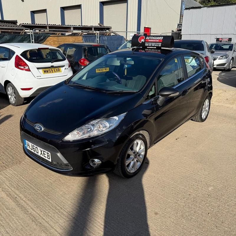 Used Ford Fiesta Zetec 96 HP (70 kW) 2010 Black Hatchback