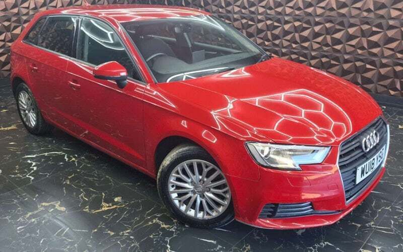 Red Used 2018 Audi A3 Sportback Advanced Hatchback | £8,399 (Good price) - Image 1/4