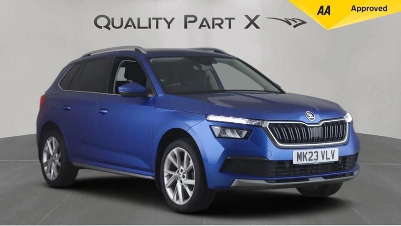 Used Skoda Kamiq SE L Executive 115 HP (84 kW) 2023 Blue SUV