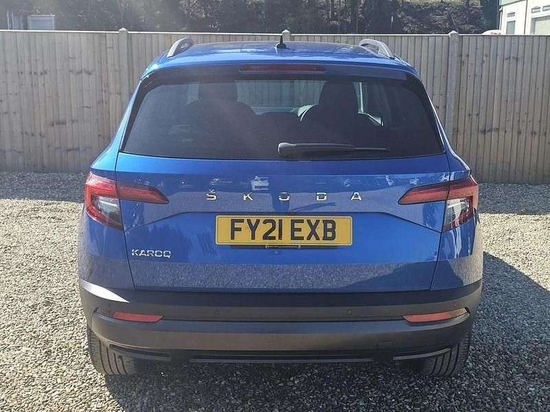 Used Skoda Karoq SE Drive 116 HP (85 kW) 2021 Blue SUV