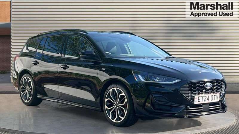 Black Used 2024 Ford Focus ST-Line X Estate | £22,000 (A bit pricey) - Image 1/4