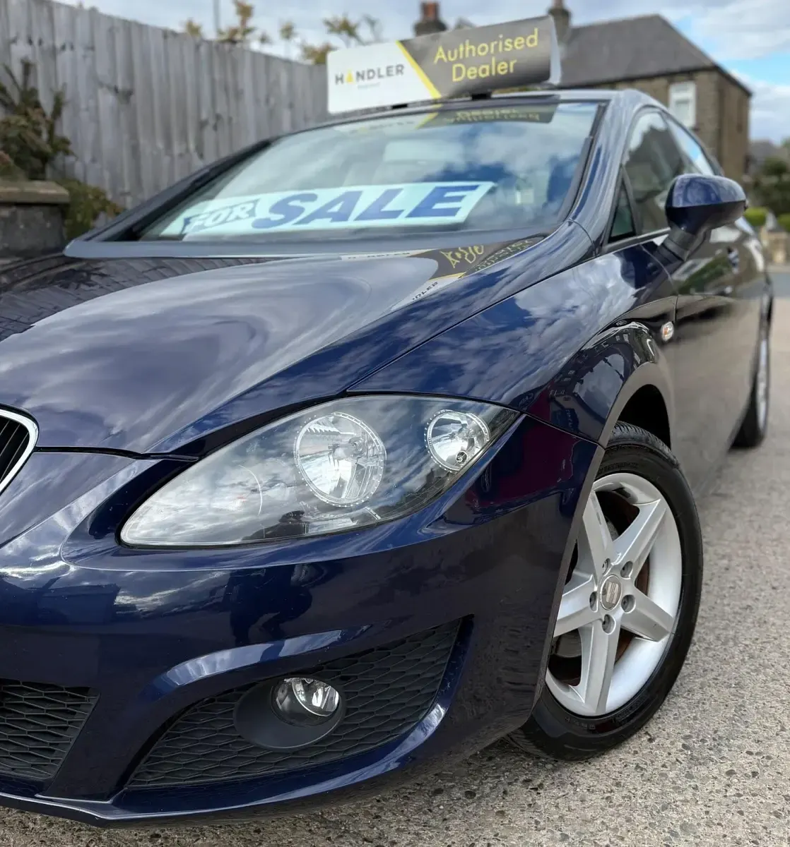 Used Seat Leon 102 HP (75 kW) 2009 Blue Hatchback