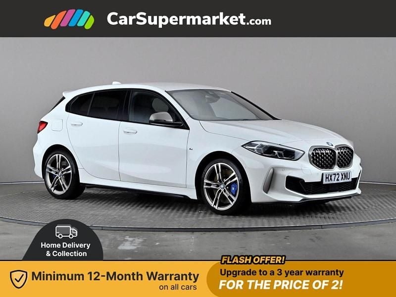 White Used 2022 BMW M135 Hatchback | £26,676 (Fair price) - Image 1/3