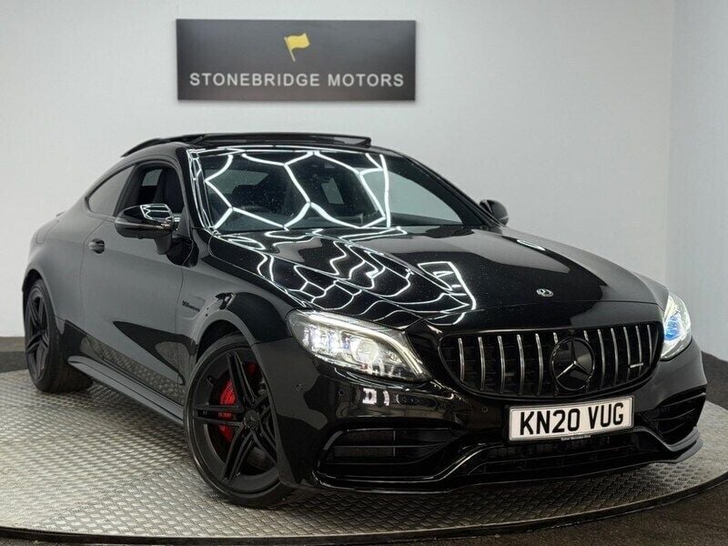 Black Used 2020 Mercedes C63 AMG Premium Plus Coupe | £49,999 (Expensive) - Image 1/4