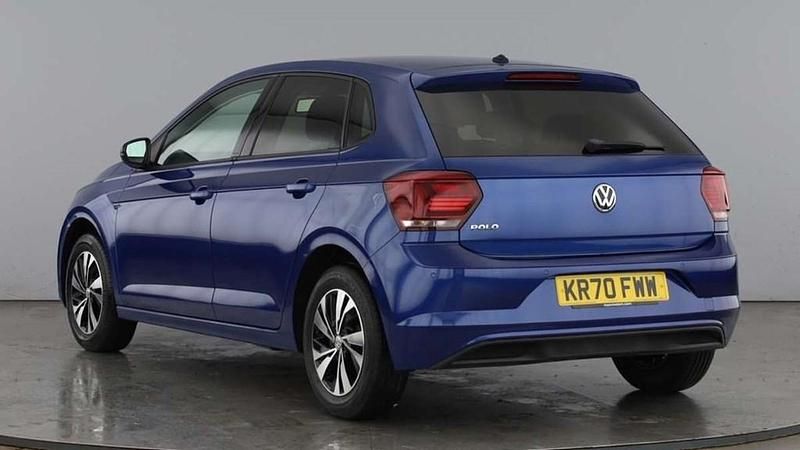 Used VW Polo Match 80 HP (58 kW) 2020 Blue Hatchback