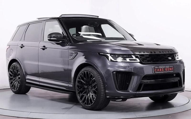 Grey Used 2021 Land Rover Range Rover Sport SVR SUV | £52,500 (Fair price) - Image 1/4