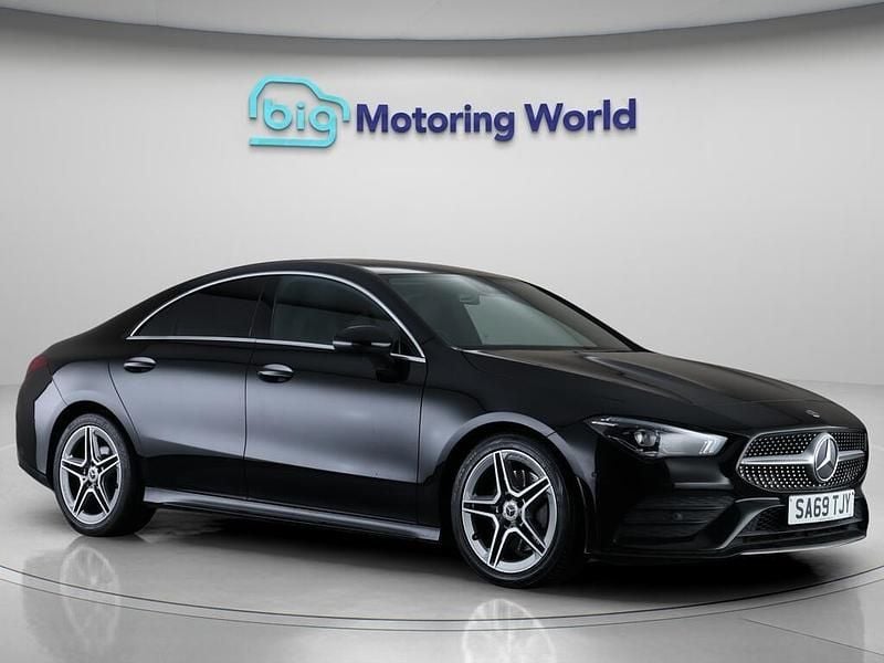 Black Used 2019 Mercedes CLA200 AMG line Coupe | £18,700 (Fair price) - Image 1/4