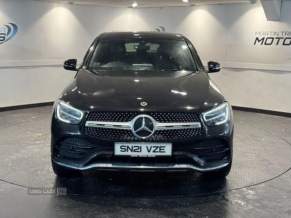 Used Mercedes GLC220 AMG line 2021 Black Coupe