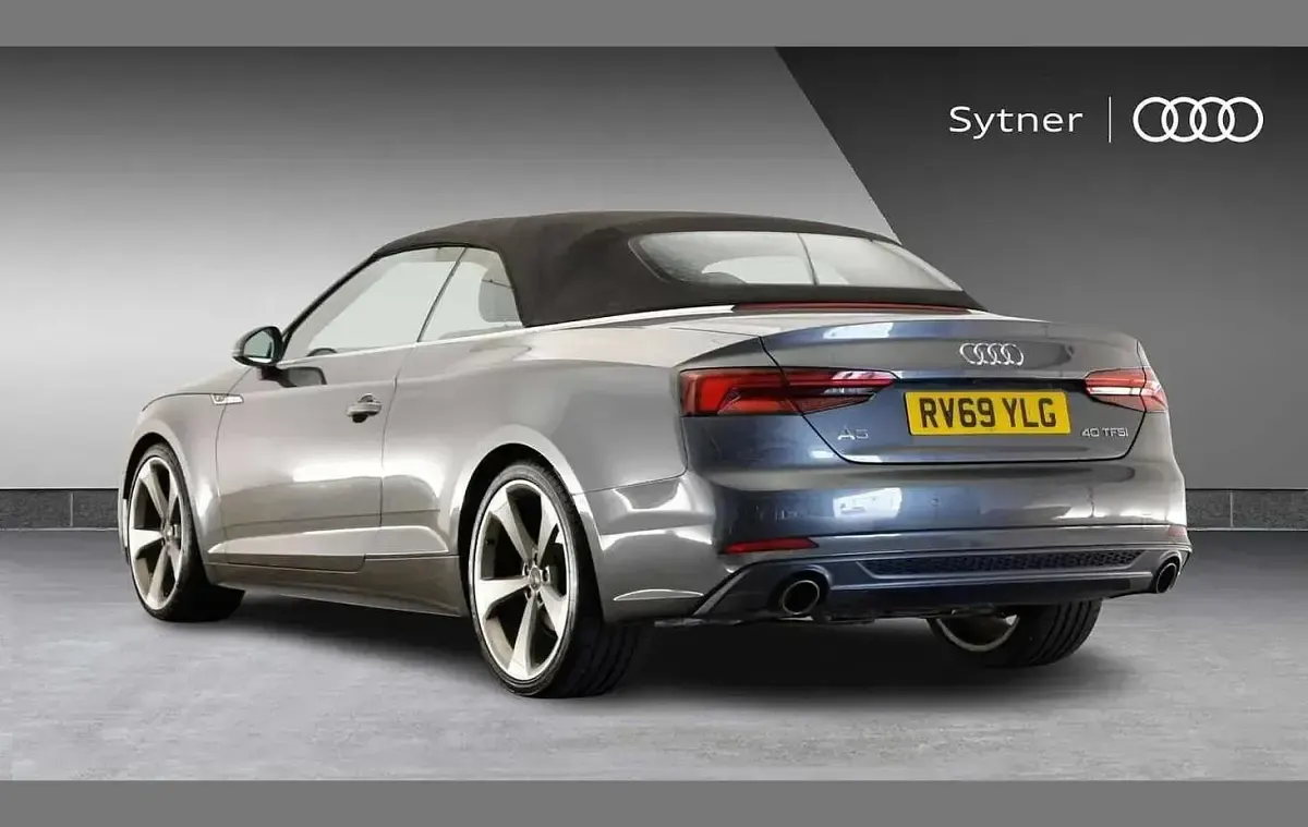 Used Audi A5 Cabriolet S-Line 190 HP (139 kW) 2019 Grey Cabriolet
