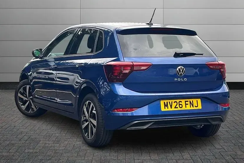 Used VW Polo Match 95 HP (69 kW) 2026 Blue Hatchback
