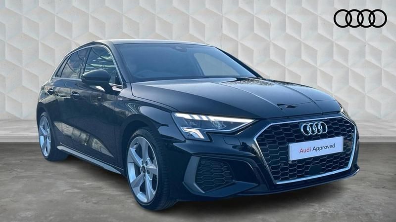 Used Audi A3 Sportback S-Line 110 HP (80 kW) 2024 Black Hatchback
