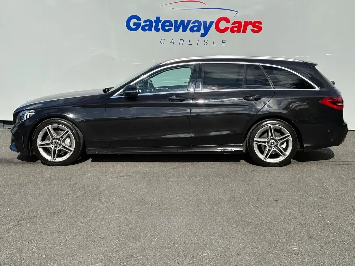 Used Mercedes C200 AMG line 2019 Black Estate