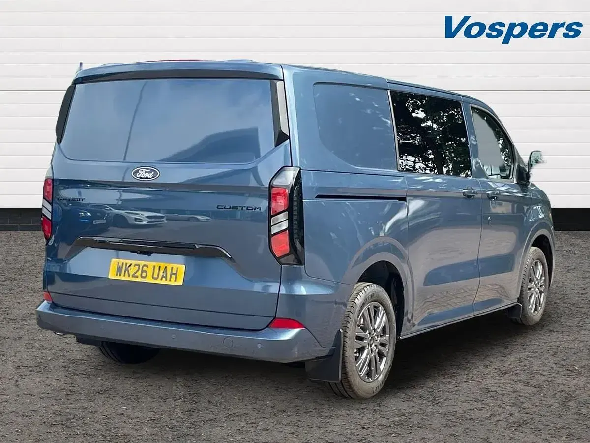 Used Ford Transit Custom Limited 136 HP (100 kW) 2026 Blue Van