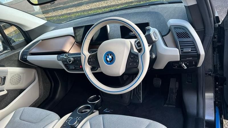Used BMW i3 Comfort Edition 135 kW (184 HP) 2020 Mineral grey with highlight bmw i blue Hatchback