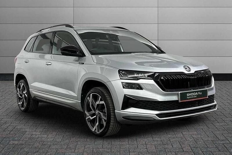 Silver Used 2024 Skoda Karoq SportLine SUV | £29,650 (A bit pricey) - Image 1/1