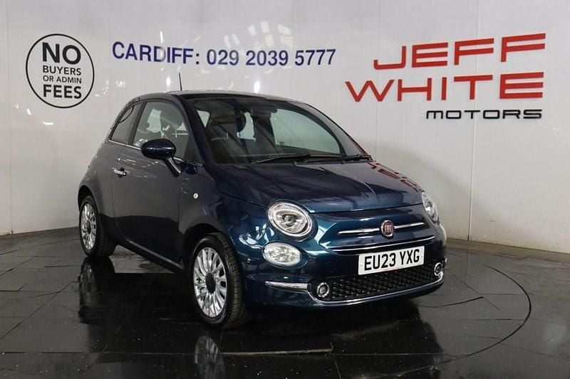 Blue Used 2023 Fiat 500 Hatchback | £8,988 (Good price) - Image 1/4