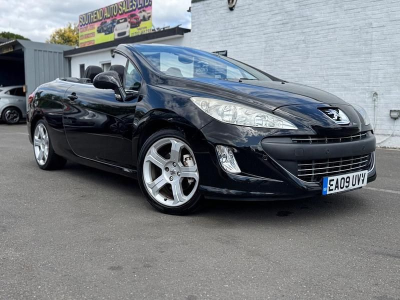 Black Used 2009 Peugeot 308 CC GT Cabriolet | £2,995 (Fair price) - Image 1/3