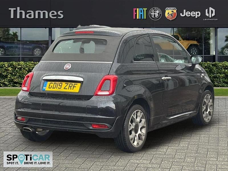 Used Fiat 500C Rock 69 HP (50 kW) 2019 Black Cabriolet