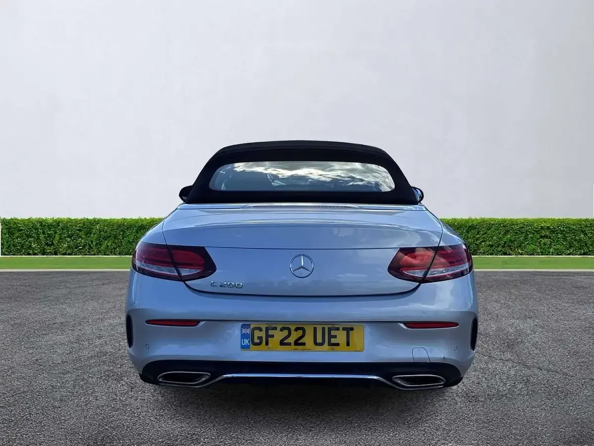 Used Mercedes C200 AMG line 2022 Silver Cabriolet