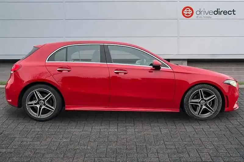 Used Mercedes A200 AMG Line Premium Plus 2019 Red Hatchback