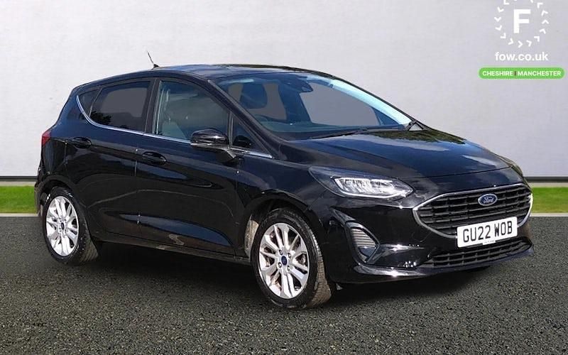 Used Ford Fiesta Titanium 101 HP (74 kW) 2022 Black Hatchback